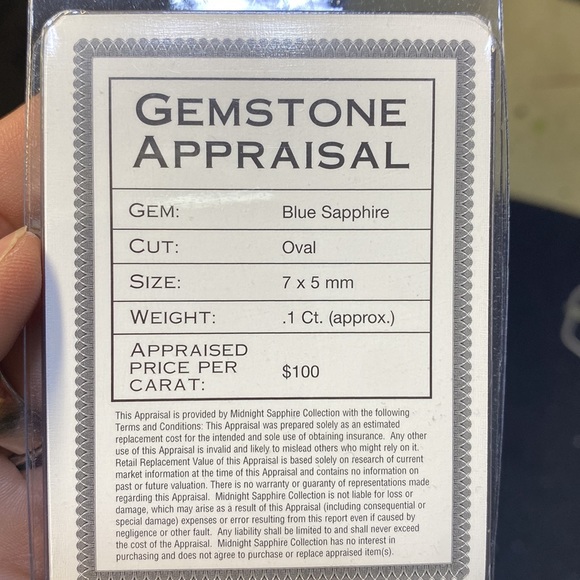 1 carat Sapphire - Picture 2 of 3